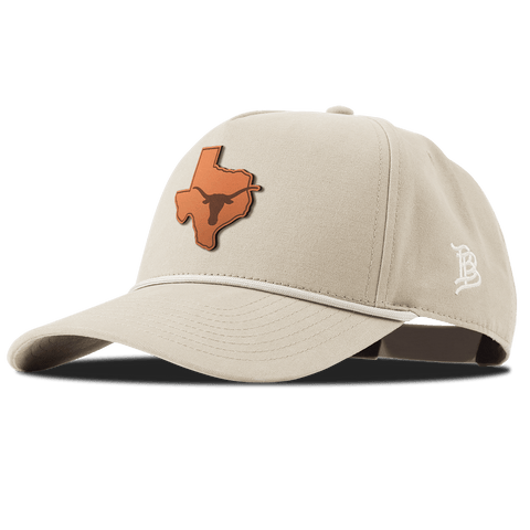 University of Texas "Longhorn State Outline" Curved Canvas 5 Panel Rope Beige