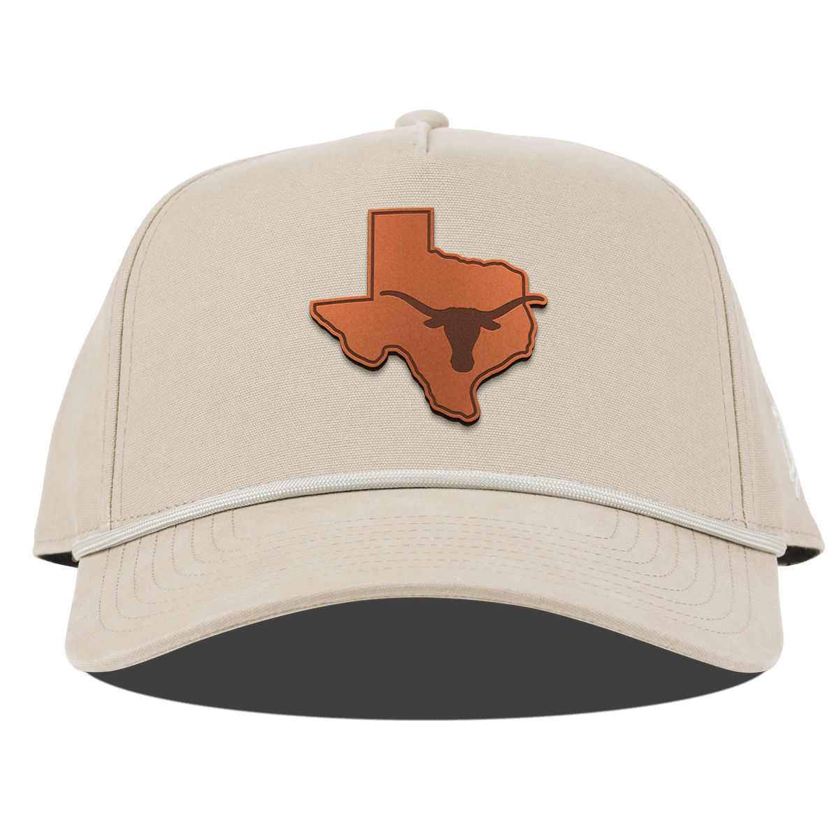 University of Texas "Longhorn State Outline" Curved Canvas 5 Panel Rope Beige