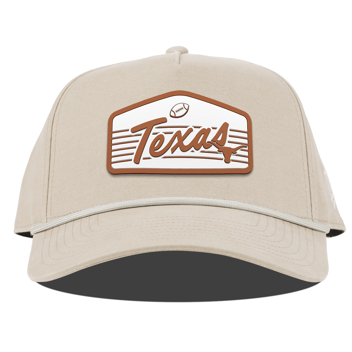 University of Texas "Longhorns Football" Legacy Curved Canvas 5 Panel Rope Beige