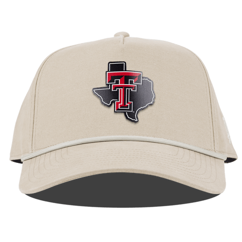 Texas Tech University "Lubbock Local" Curved Canvas 5 Panel Rope Beige