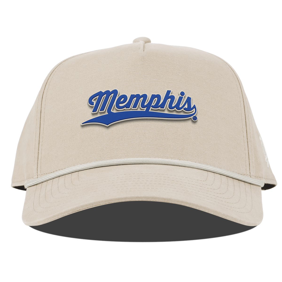 University of Memphis "Memphis Script" Curved Canvas 5 Panel Rope Beige