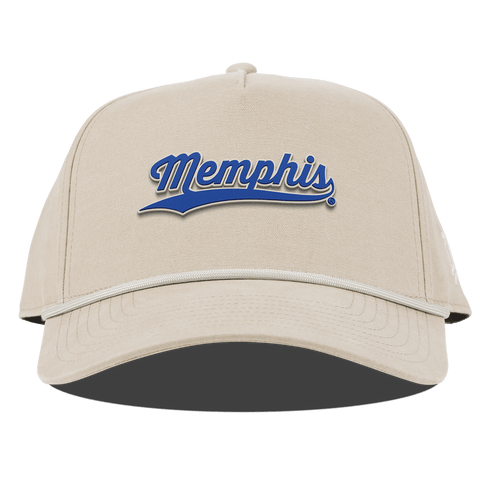 University of Memphis "Memphis Script" Curved Canvas 5 Panel Rope Beige