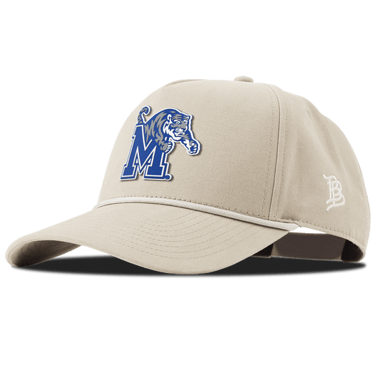 University of Memphis "Memphis Team Logo" Curved Canvas 5 Panel Rope Beige