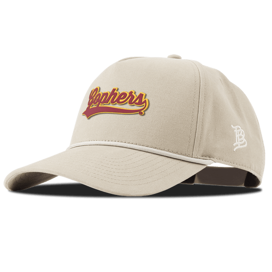 University of Minnesota "Minnesota Gophers Script" Curved Canvas 5 Panel Rope Beige