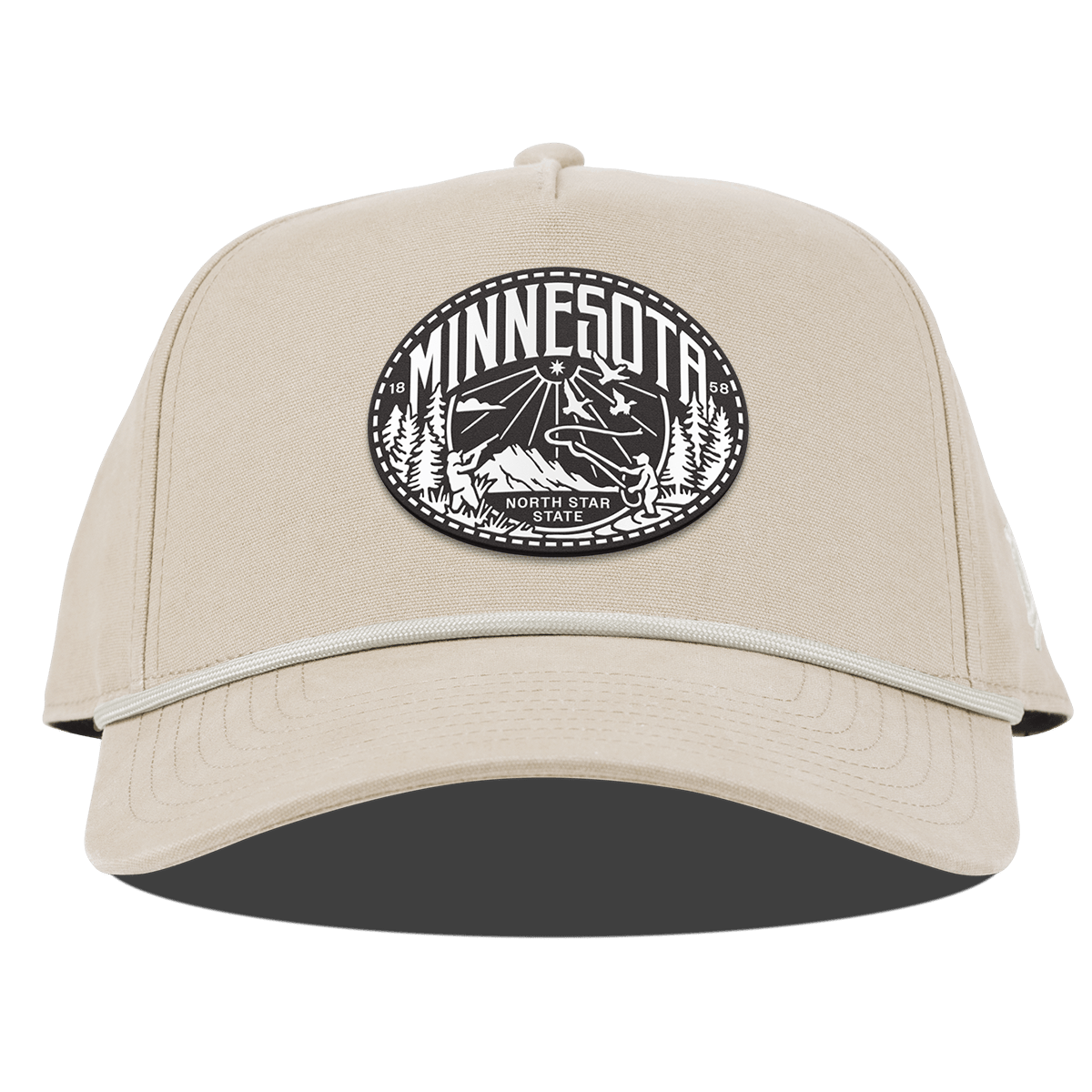 Minnesota Traveler Curved Canvas 5 Panel Rope Beige