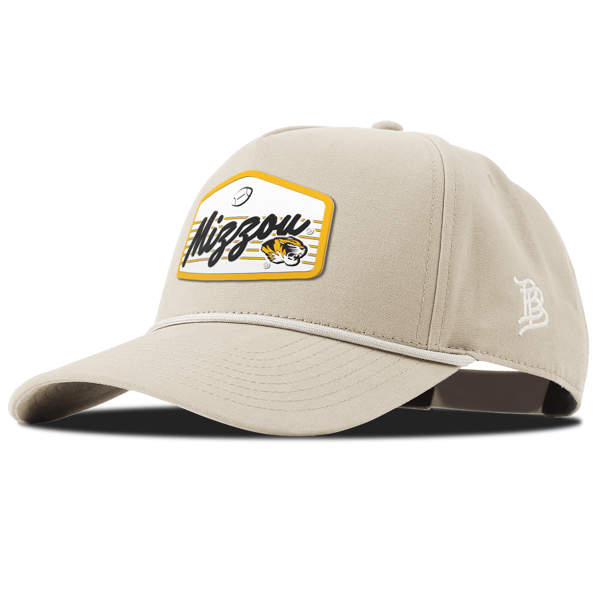 University of Missouri "Missouri Football Legacy" Curved Canvas 5 Panel Rope Beige