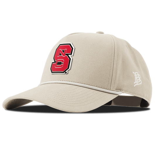 North Carolina State "NC State Block" Curved Canvas 5 Panel Rope Beige