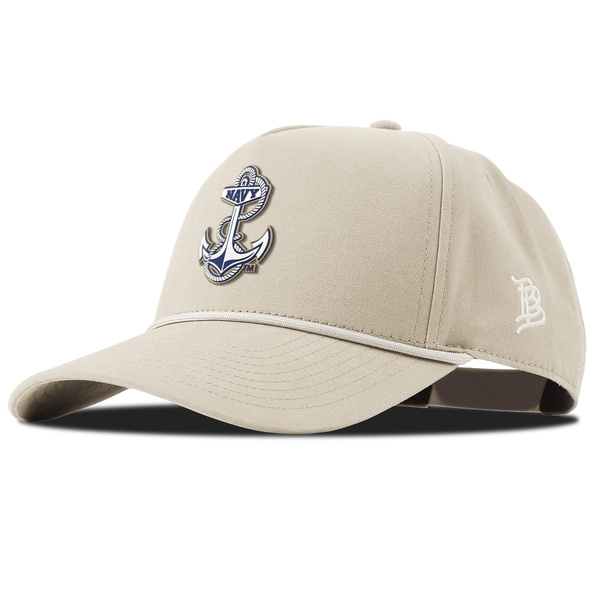 United States Naval Academy "Naval Academy Midshipman" Curved Canvas 5 Panel Rope Beige