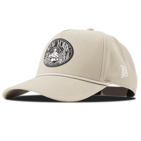 New York Traveler Curved Canvas 5 Panel Rope Beige