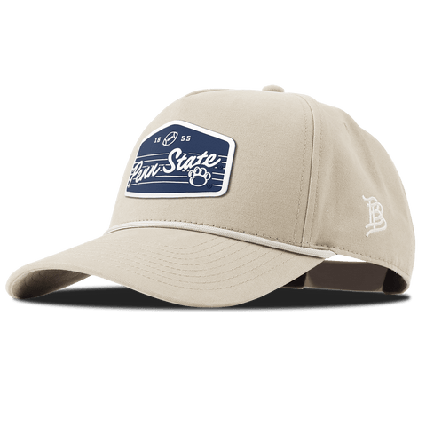 Penn State University "Nittany Lions Football" Curved Canvas 5 Panel Rope Beige