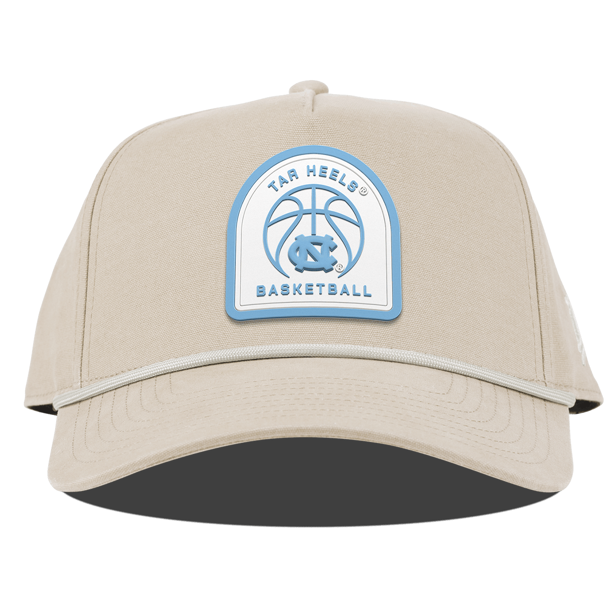 University of North Carolina "North Carolina Basketball" Curved Canvas 5 Panel Rope Beige