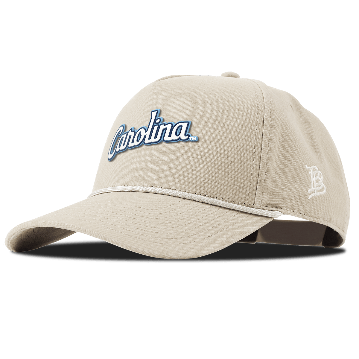 University of North Carolina "North Carolina Script" Curved Canvas 5 Panel Rope Beige