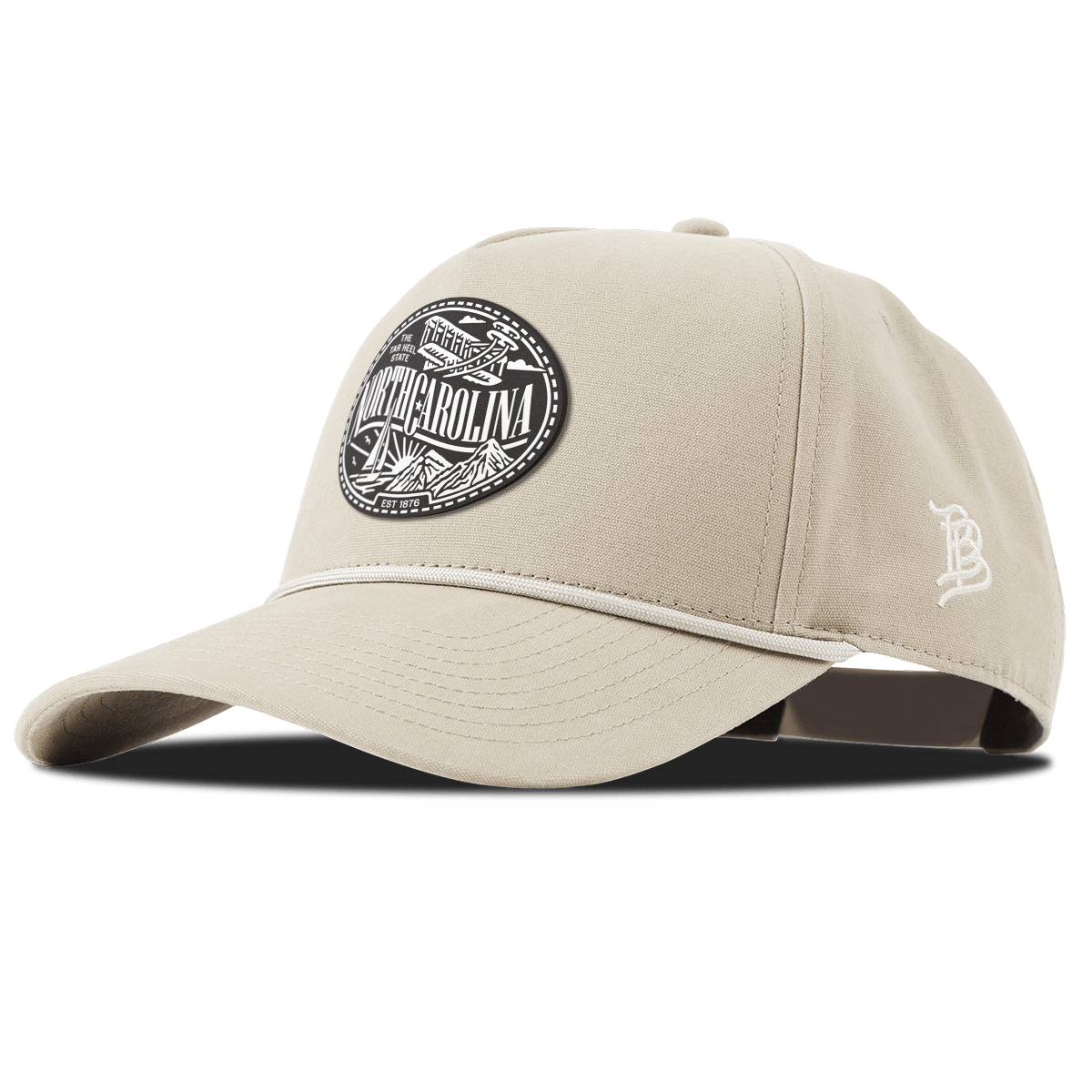 North Carolina Traveler Curved Canvas 5 Panel Rope Beige