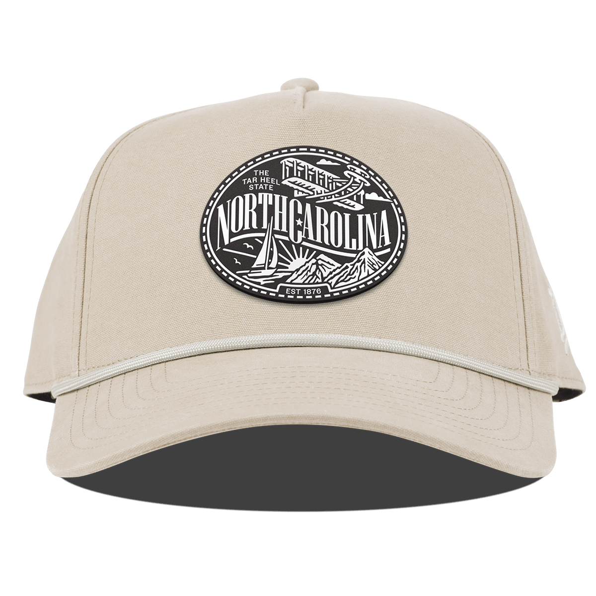 North Carolina Traveler Curved Canvas 5 Panel Rope Beige