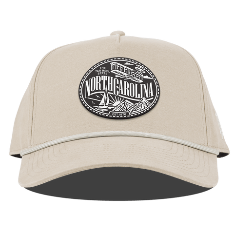 North Carolina Traveler Curved Canvas 5 Panel Rope Beige