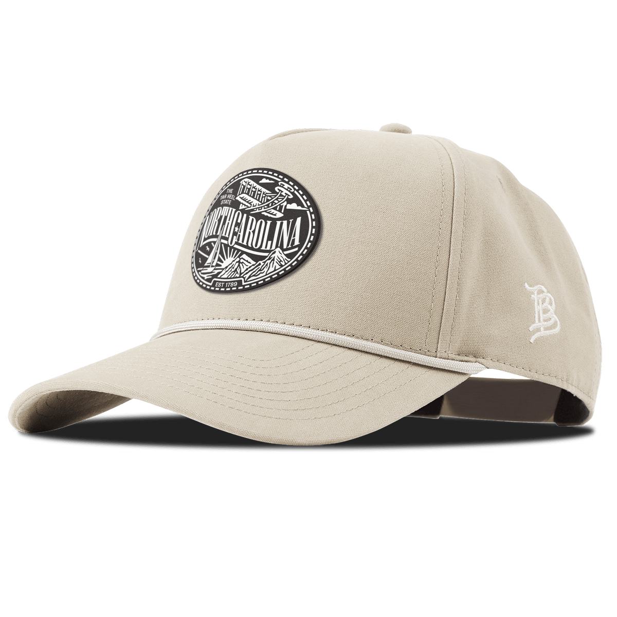 North Carolina Traveler Curved Canvas 5 Panel Rope Beige