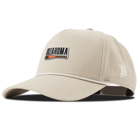 Oklahoma State University "OSU Baseball" Curved Canvas 5 Panel Rope Beige