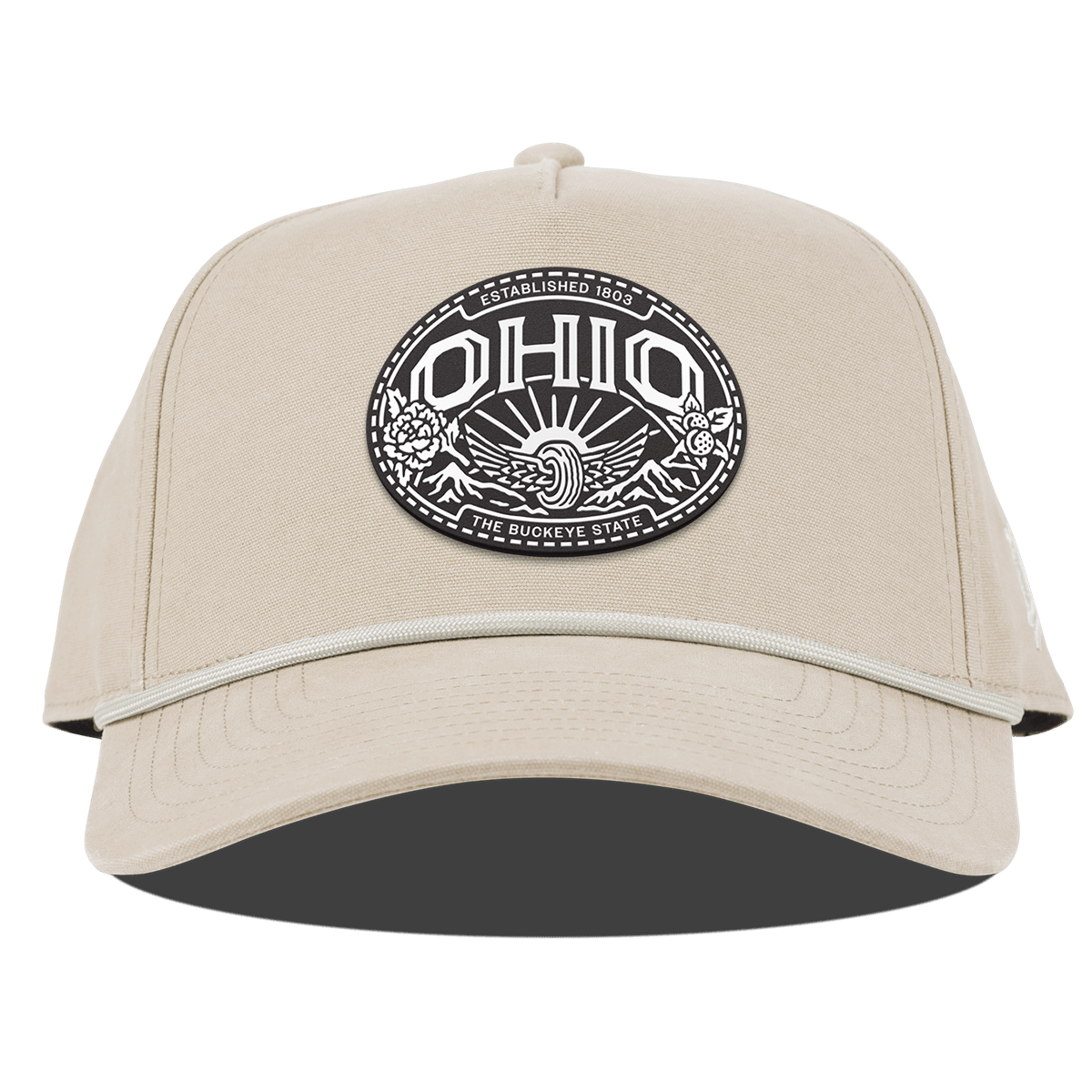 Ohio Traveler Curved Canvas 5 Panel Rope Beige