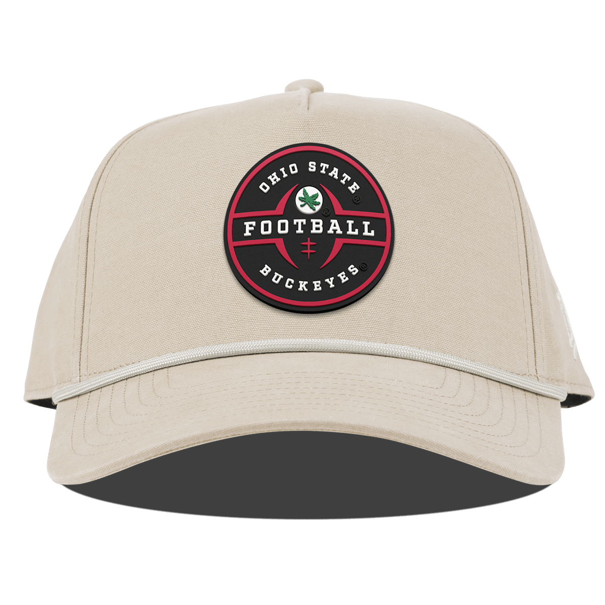 Ohio State University "Ohio State Football Legacy" Curved Canvas 5 Panel Rope Beige