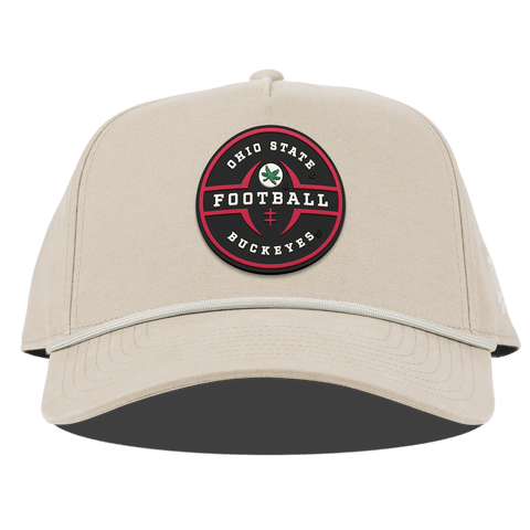 Ohio State University "Ohio State Football Legacy" Curved Canvas 5 Panel Rope Beige
