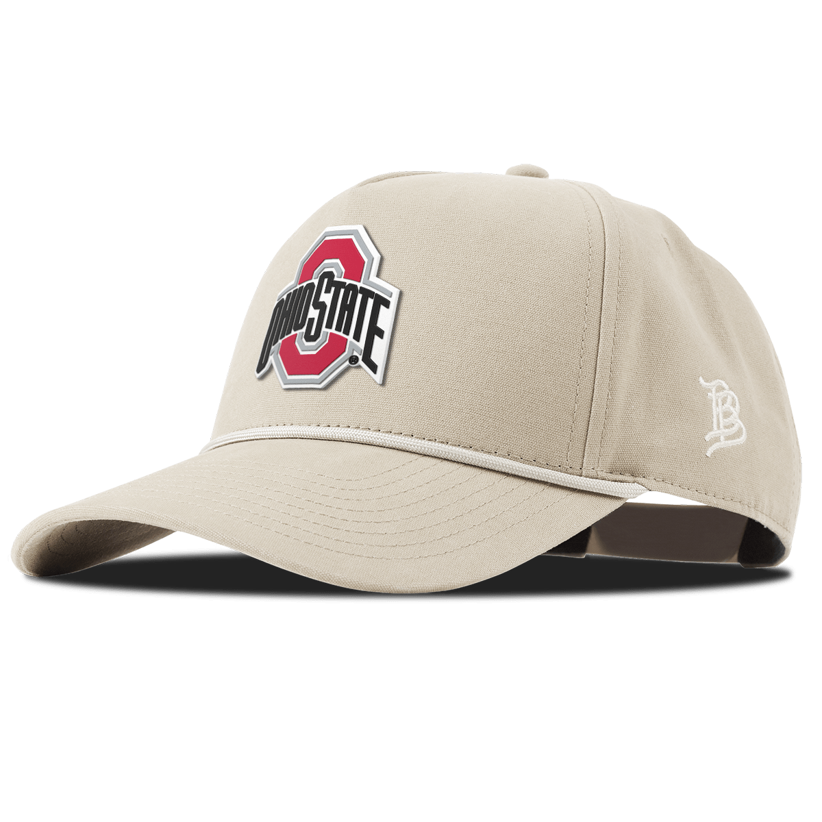 Ohio State University "Ohio State Team Logo" Curved Canvas 5 Panel Rope Beige