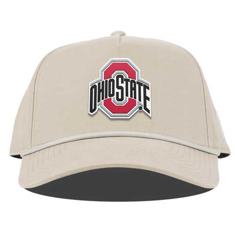 Ohio State University "Ohio State Team Logo" Curved Canvas 5 Panel Rope Beige