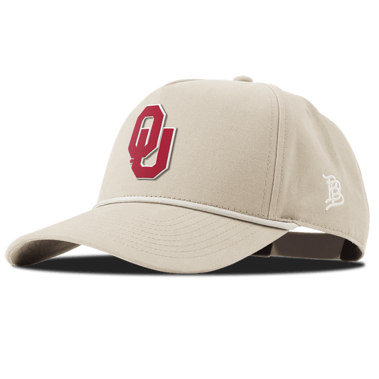 University of Oklahoma "Oklahoma Team Logo" Curved Canvas 5 Panel Rope Beige