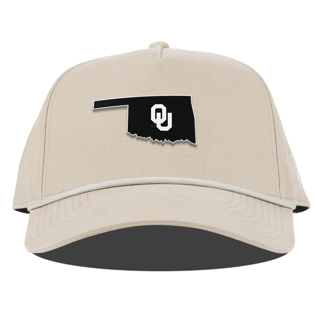 University of Oklahoma "Oklahoma Vintage Series" Curved Canvas 5 Panel Rope Beige