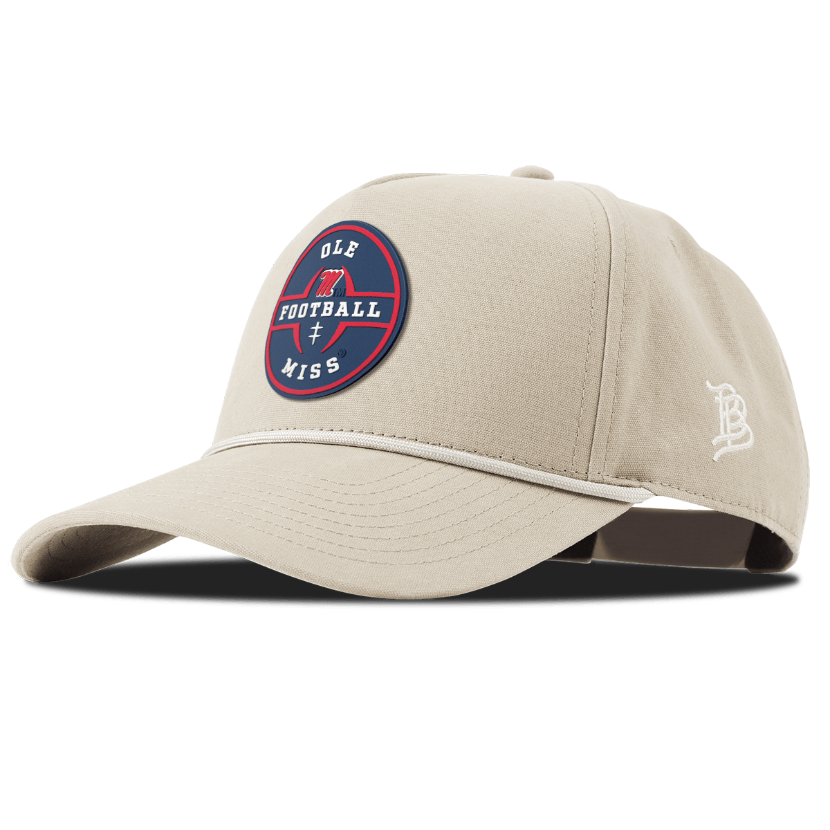 University of Mississippi "Ole Miss Football Legacy" Curved Canvas 5 Panel Rope Beige