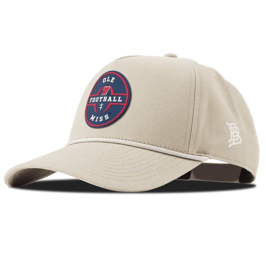 University of Mississippi "Ole Miss Football Legacy" Curved Canvas 5 Panel Rope Beige