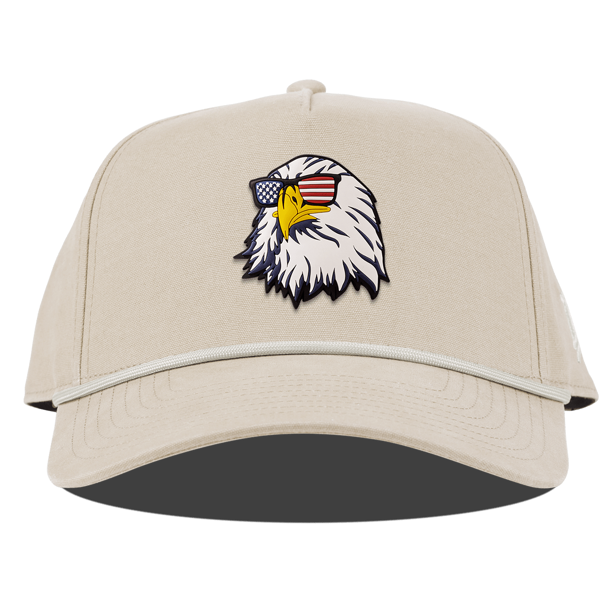 Party Eagle Curved Canvas 5 Panel Rope Beige