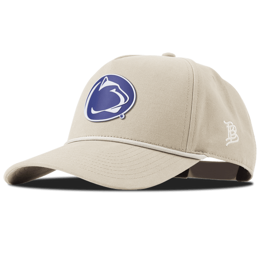 Pennsylvania State University "Penn State Team Logo" Curved Canvas 5 Panel Rope Beige