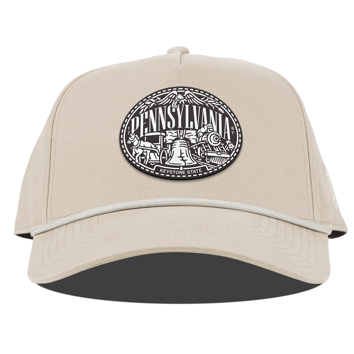 Pennsylvania Traveler Curved Canvas 5 Panel Rope Beige