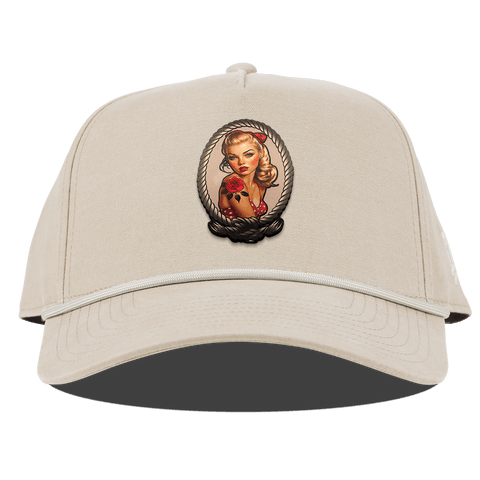 Portrait Piece Curved Canvas 5 Panel Rope Beige