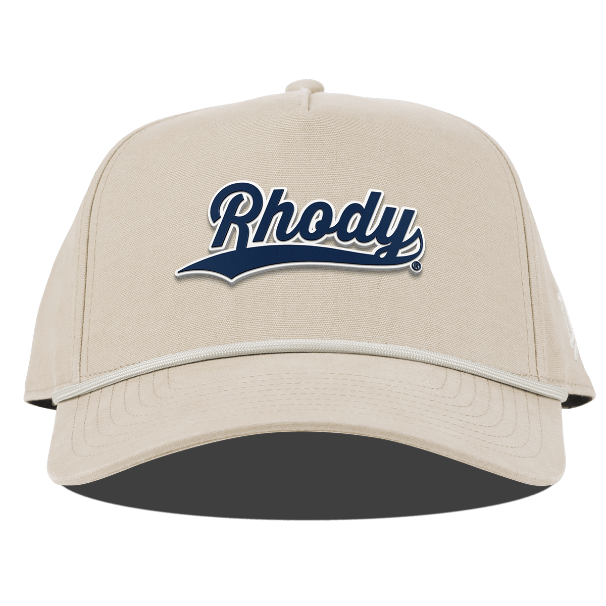 University of Rhode Island "Rhody Script" Curved Canvas 5 Panel Rope Beige