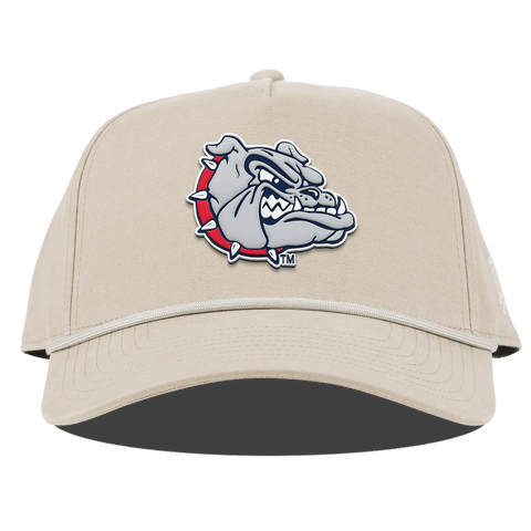 Gonzaga University "Spike The Bulldog" Curved Canvas 5 Panel Rope Beige