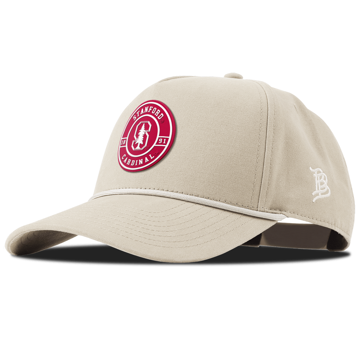 Stanford University "Stanford Seal" Curved Canvas 5 Panel Rope Beige