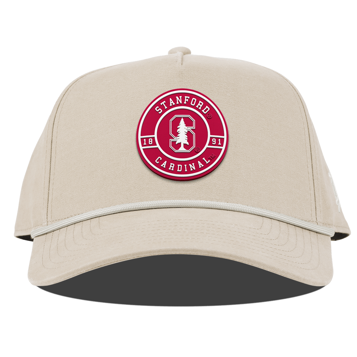 Stanford University "Stanford Seal" Curved Canvas 5 Panel Rope Beige