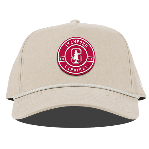 Stanford University "Stanford Seal" Curved Canvas 5 Panel Rope Beige