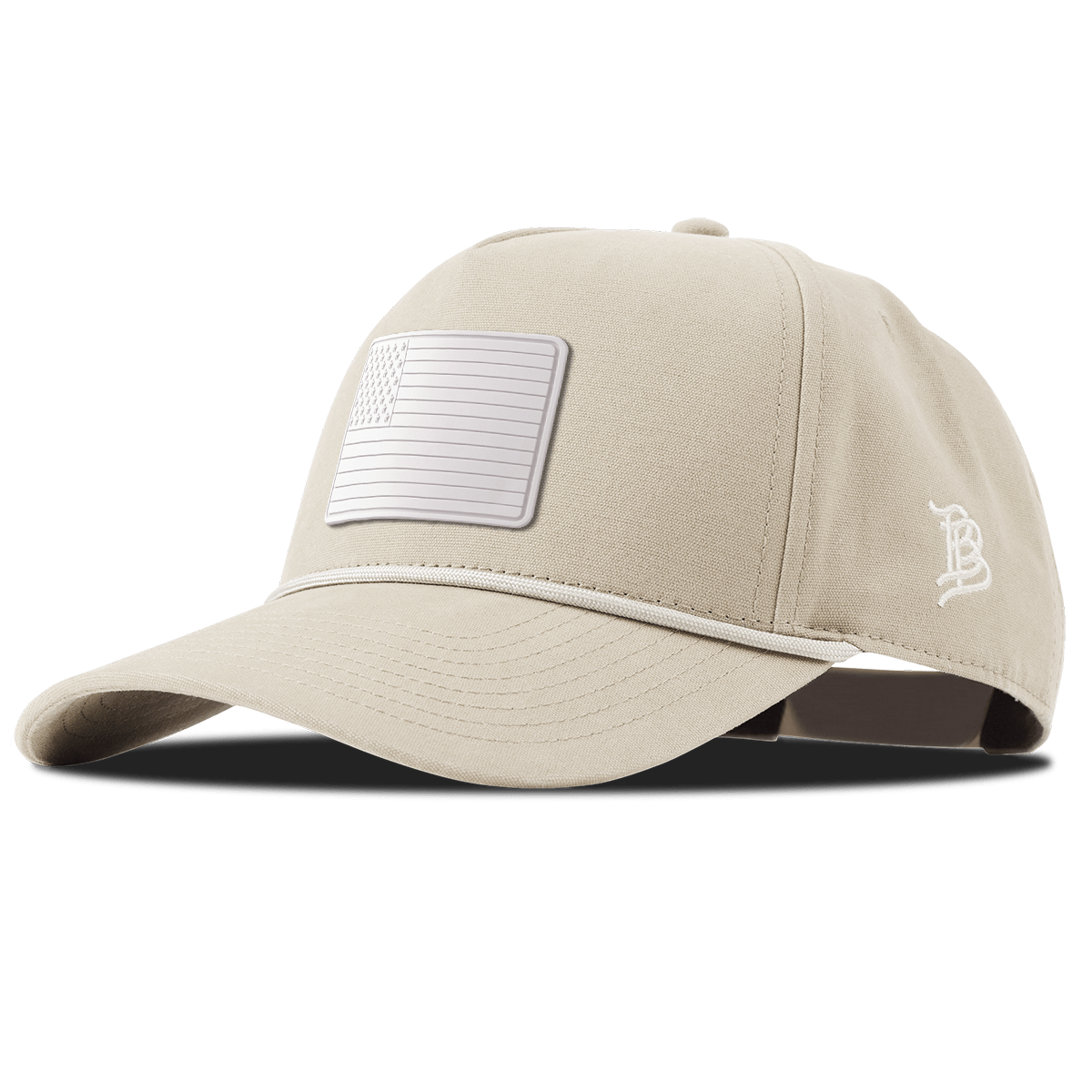 Arctic Old Glory Curved Canvas 5 Panel Rope Beige