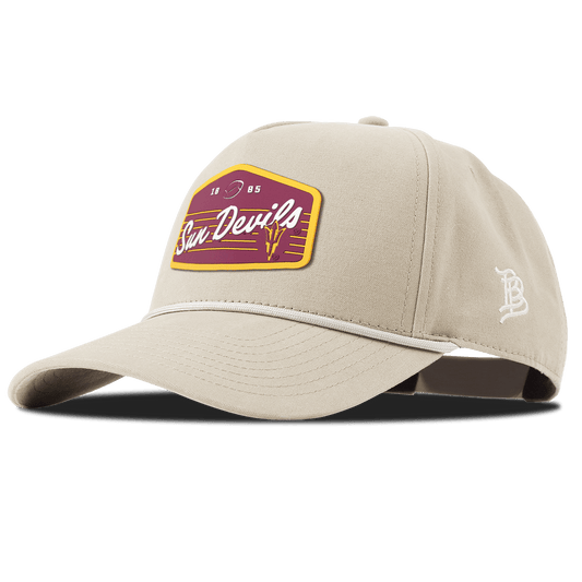Arizona State University "Sun Devils Football" Curved Canvas 5 Panel Rope Beige