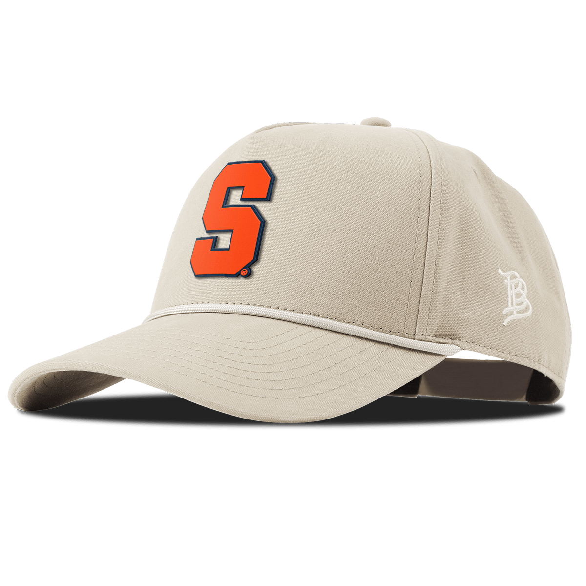 Syracuse University "Syracuse Orange Block" Curved Canvas 5 Panel Rope Beige