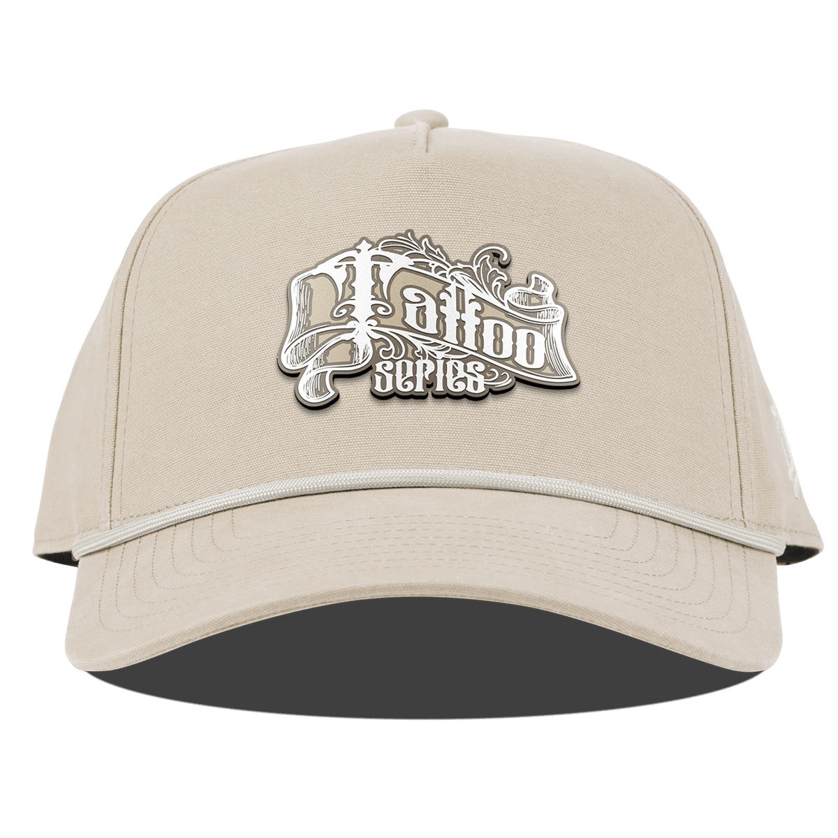 Tattoo Scroll Curved Canvas 5 Panel Rope Beige