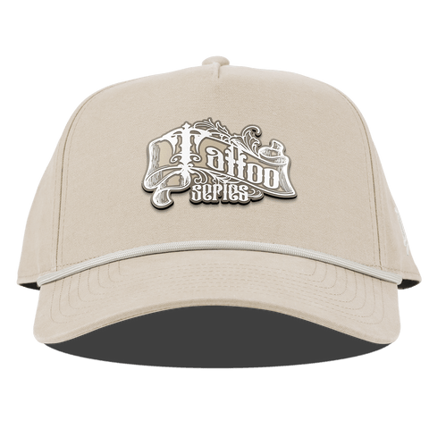 Tattoo Scroll Curved Canvas 5 Panel Rope Beige