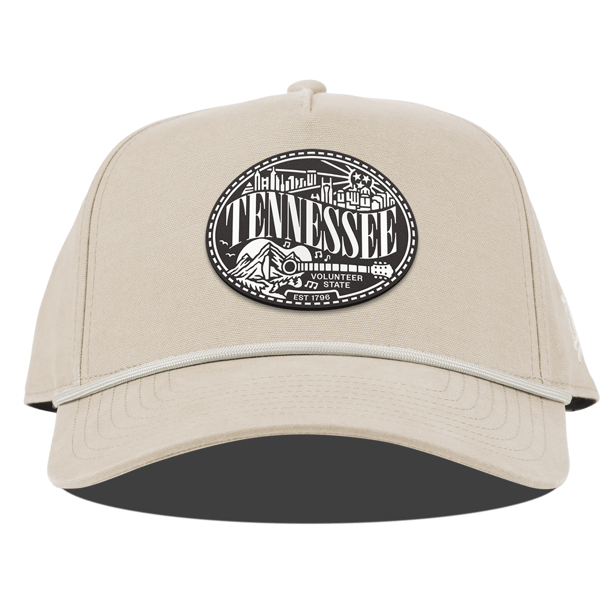 Tennessee Traveler Curved Canvas 5 Panel Rope Beige