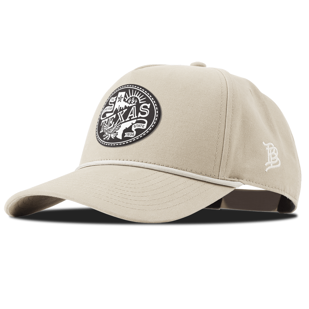 Texas Traveler Curved Canvas 5 Panel Rope Beige
