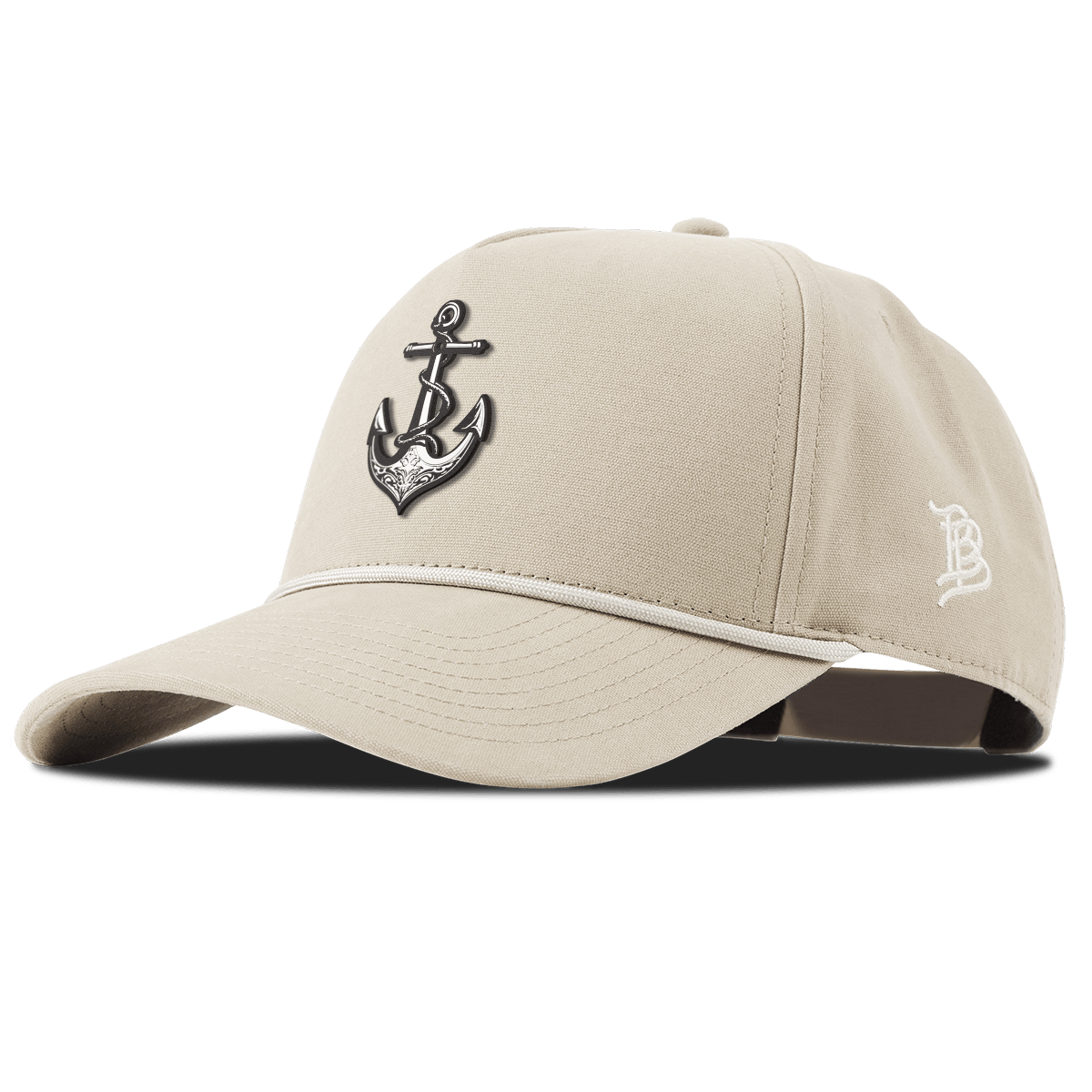 The Deeps Anchor Curved Canvas 5 Panel Rope Beige