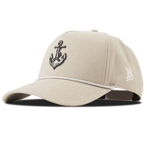 The Deeps Anchor Curved Canvas 5 Panel Rope Beige