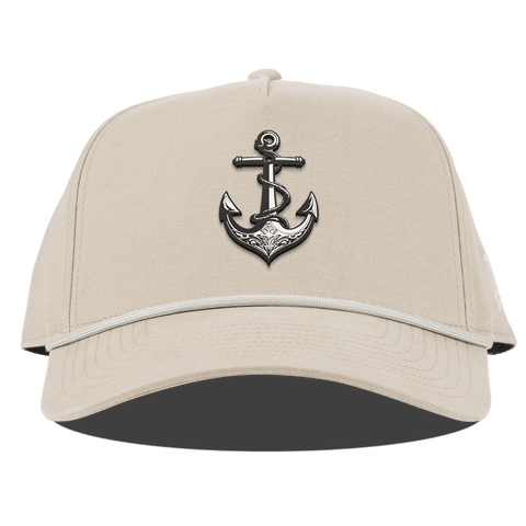 The Deeps Anchor Curved Canvas 5 Panel Rope Beige