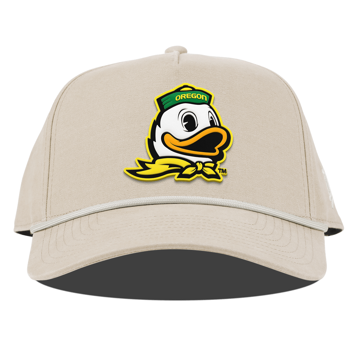 University of Oregon "The Duck" Curved Canvas 5 Panel Rope Beige